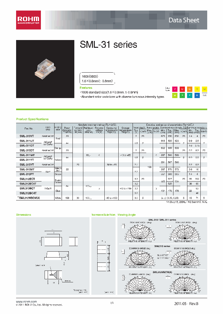 SML312BC4T_2935700.PDF Datasheet