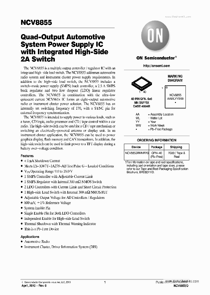 NCV8855_2936162.PDF Datasheet