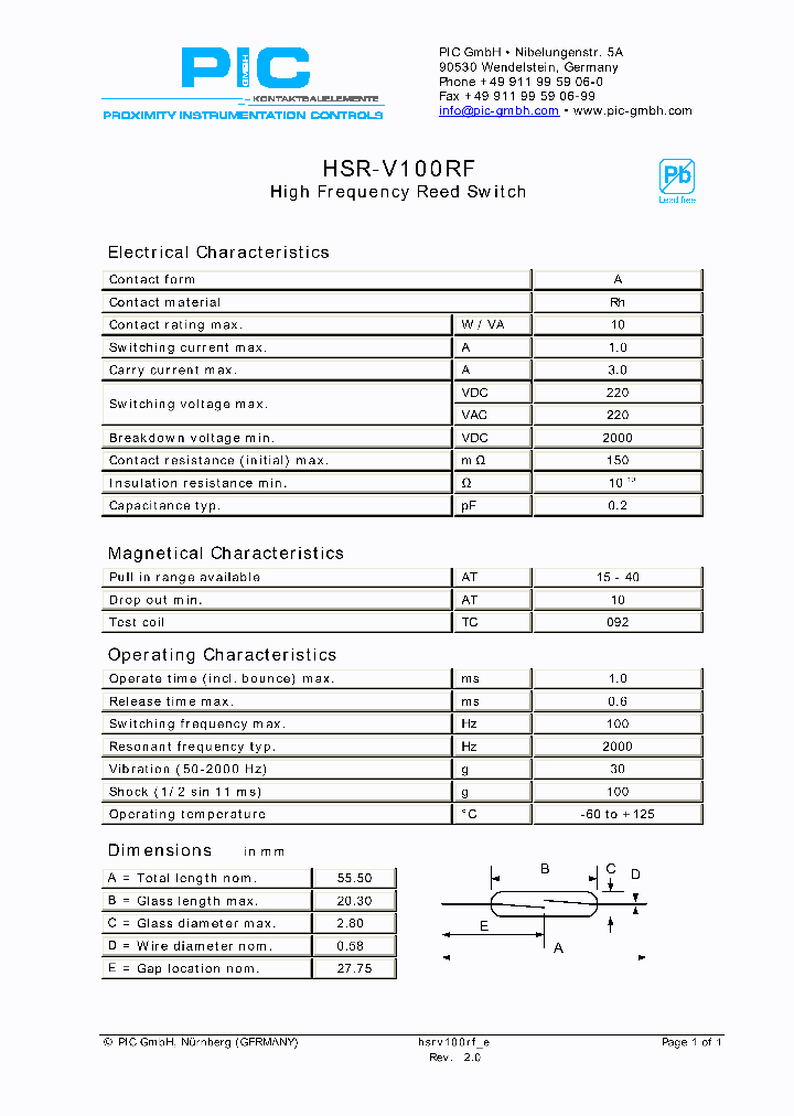 HSR-V100RF_2938332.PDF Datasheet