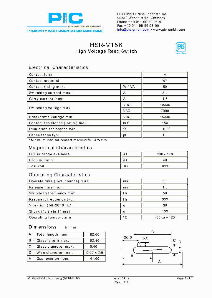 HSR-V15K_2938334.PDF Datasheet