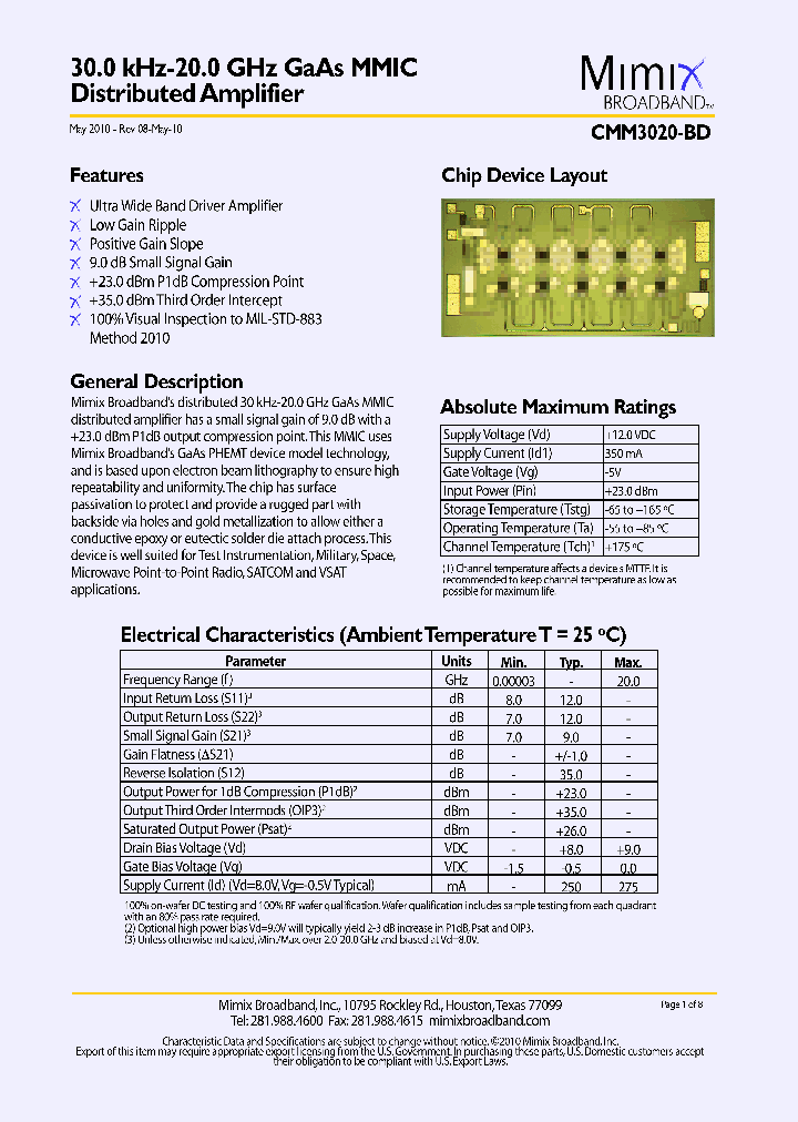 CMM3020-BD_2939244.PDF Datasheet