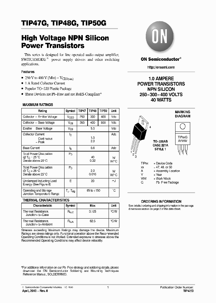 TIP50G_2939342.PDF Datasheet