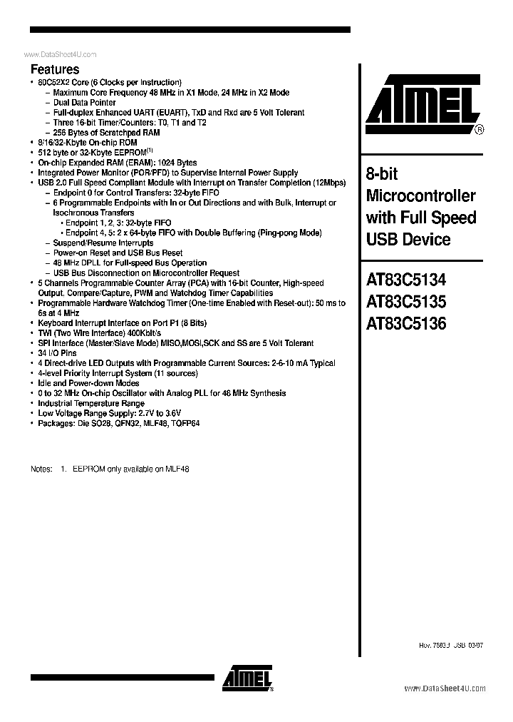 83EC5136_2939941.PDF Datasheet