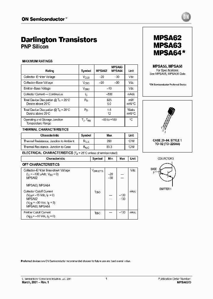 MPSA62-D_2941965.PDF Datasheet