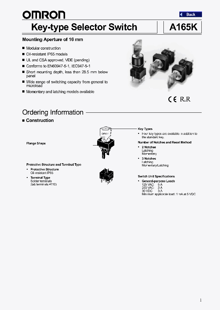 A165K-J2ML_2953045.PDF Datasheet