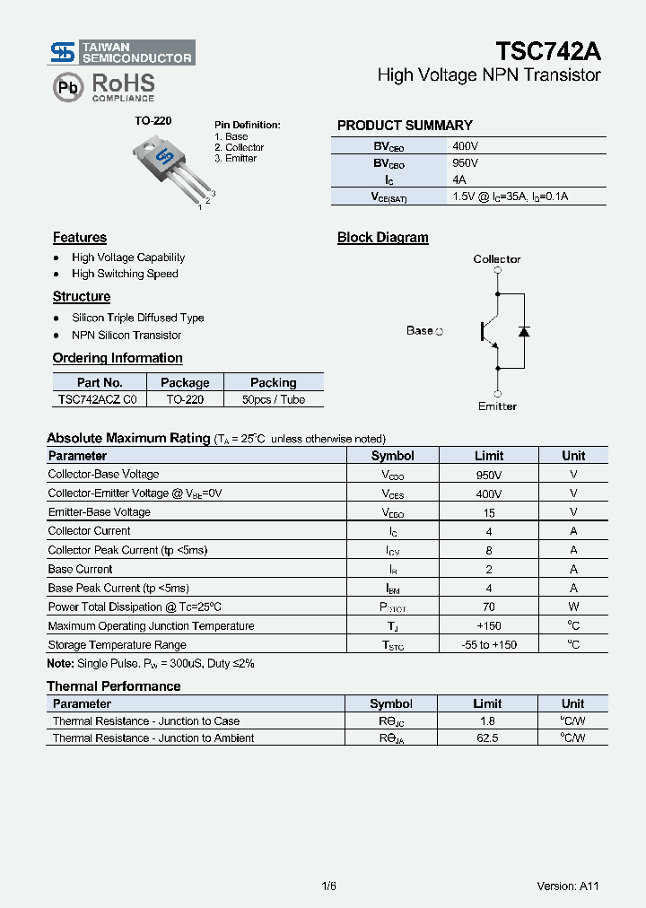 TSC742A_2958826.PDF Datasheet
