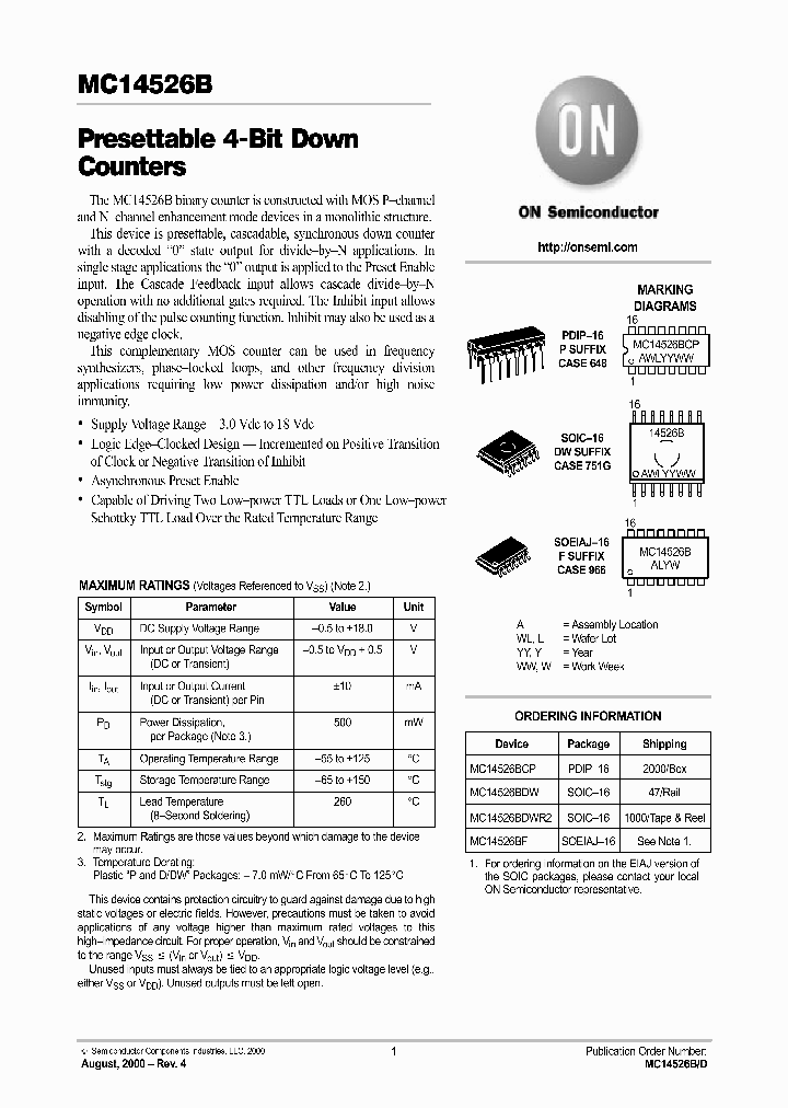 MC14526B-D_2963655.PDF Datasheet