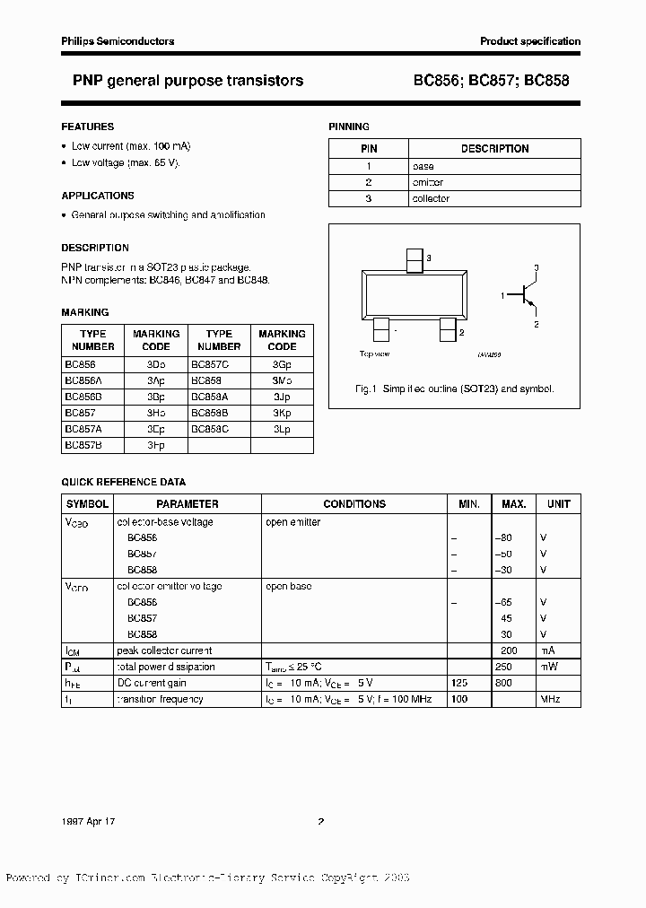 BC856BT1_2964446.PDF Datasheet