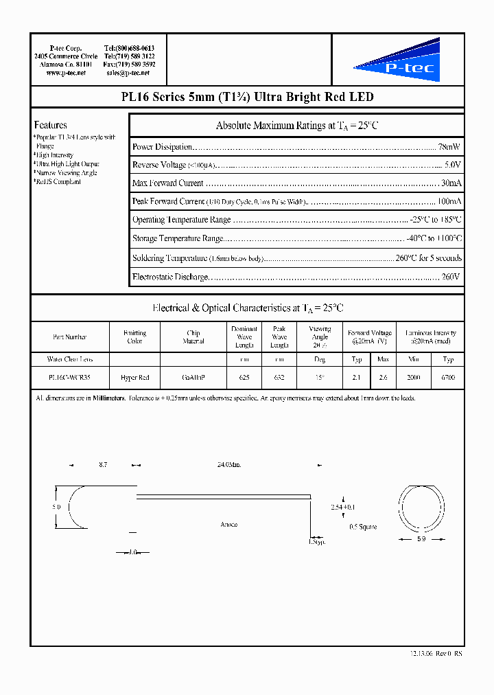 PL16C-WCR35_2965220.PDF Datasheet