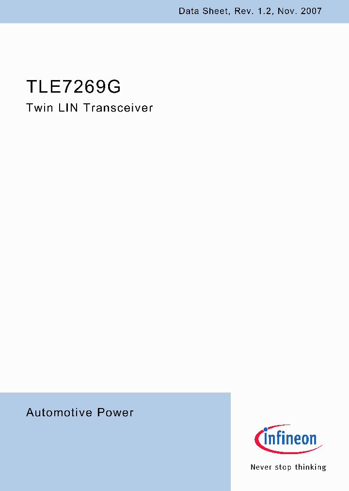 TLE7269G_2966801.PDF Datasheet
