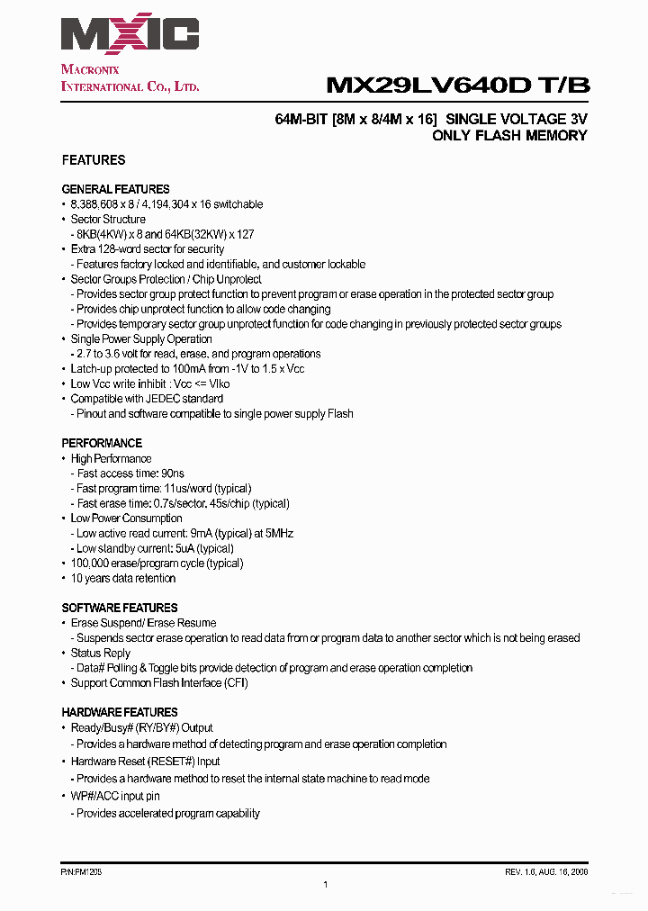 MX29LV640DB_2967792.PDF Datasheet