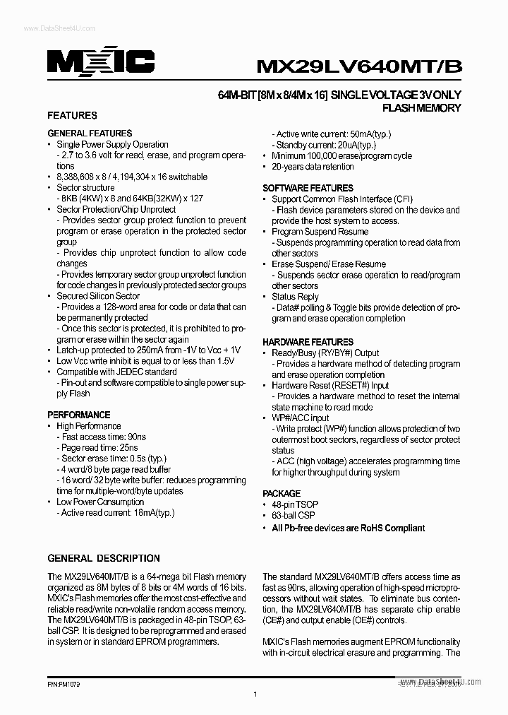 MX29LV640MB_2967793.PDF Datasheet