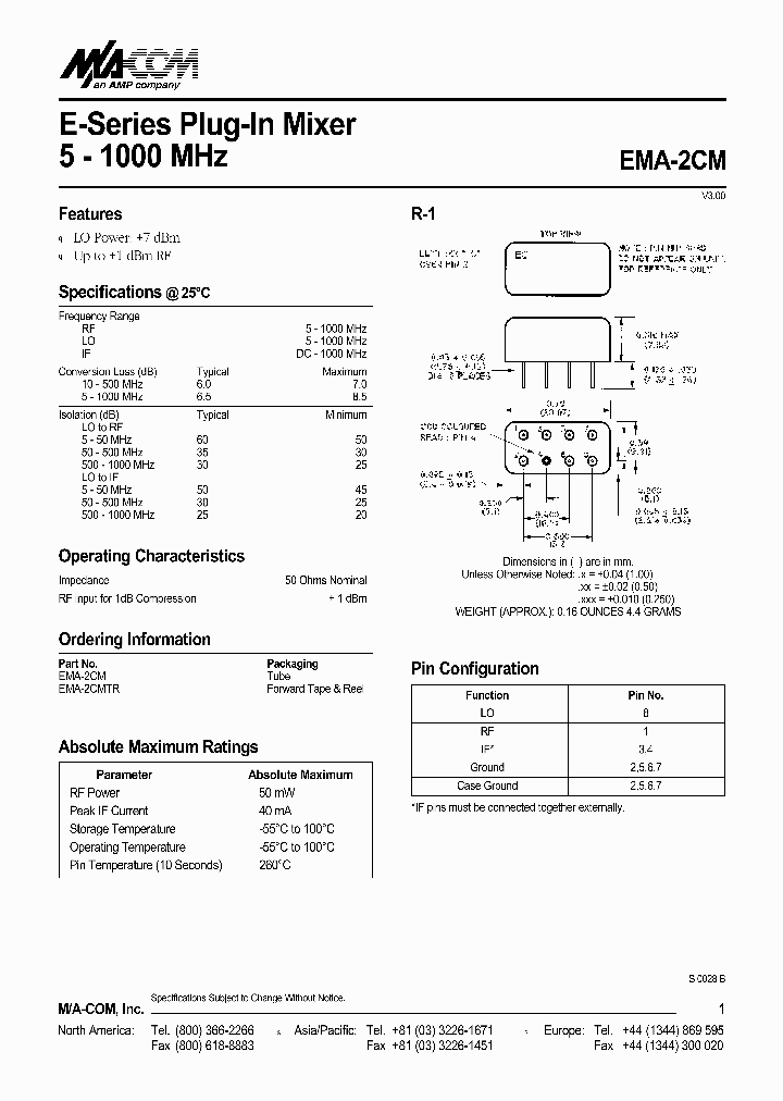 EMA-2CMTR_2971316.PDF Datasheet