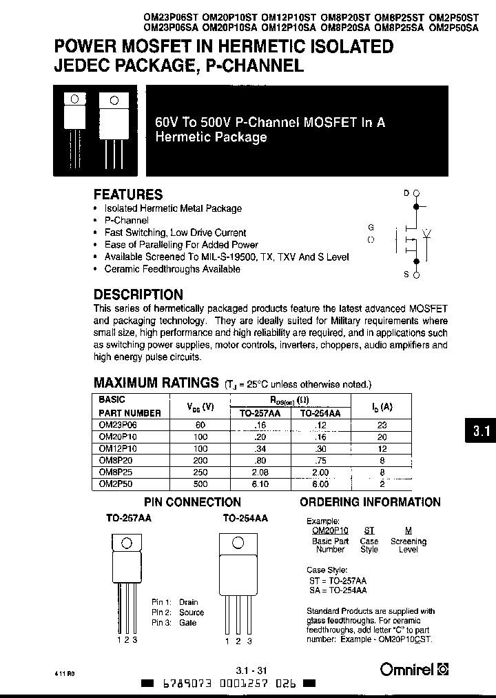OM8P25ST_2973975.PDF Datasheet