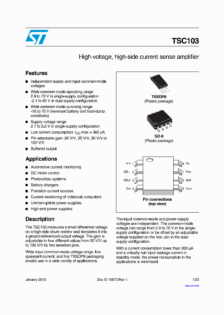 TSC103_2974538.PDF Datasheet
