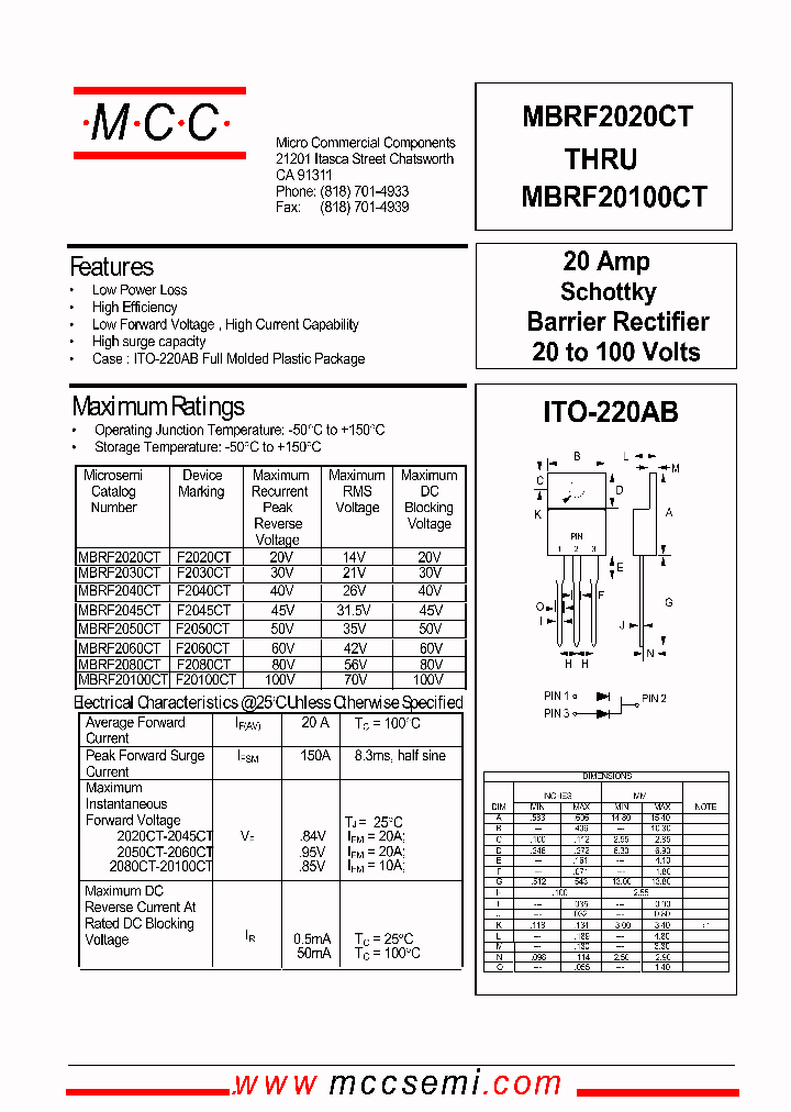 MBRF2030CT_2978046.PDF Datasheet