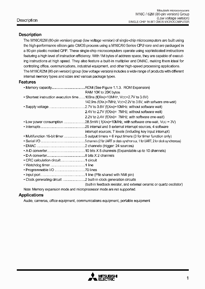 M30621MCM-F52GP_2979821.PDF Datasheet
