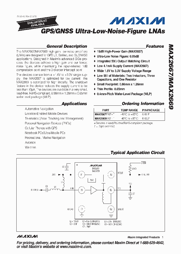 MAX2667EWTT_2984105.PDF Datasheet