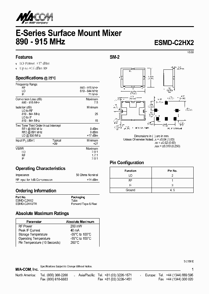 ESMD-C2H2XTR_2985015.PDF Datasheet