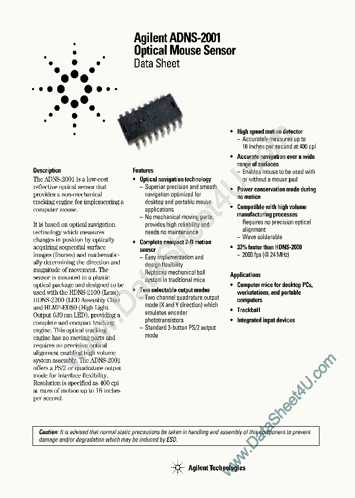 ADNS-2001_2987890.PDF Datasheet