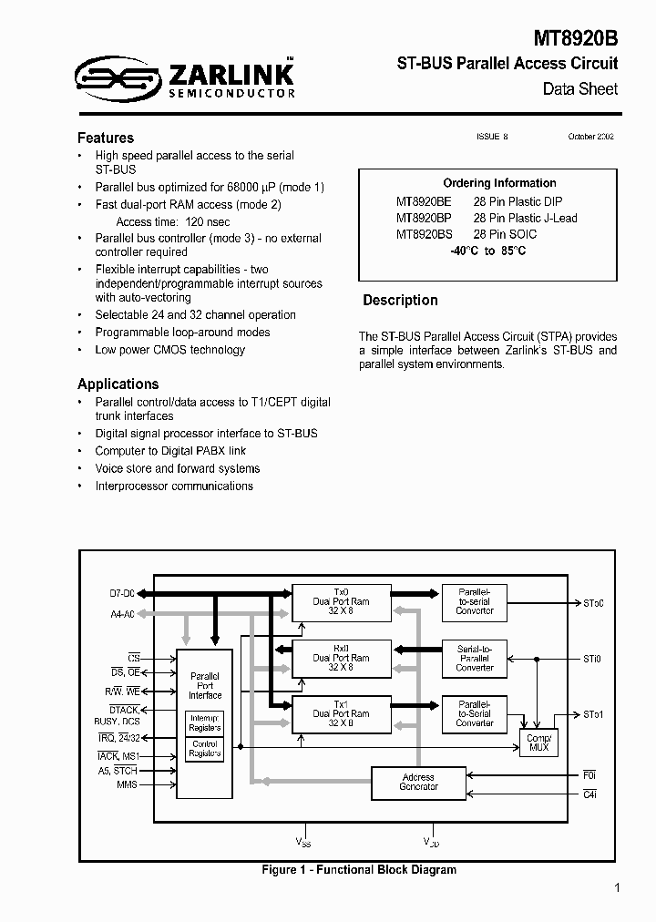 MT8920_2989023.PDF Datasheet