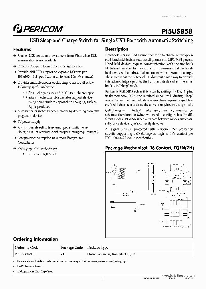 PI5USB58_2991097.PDF Datasheet