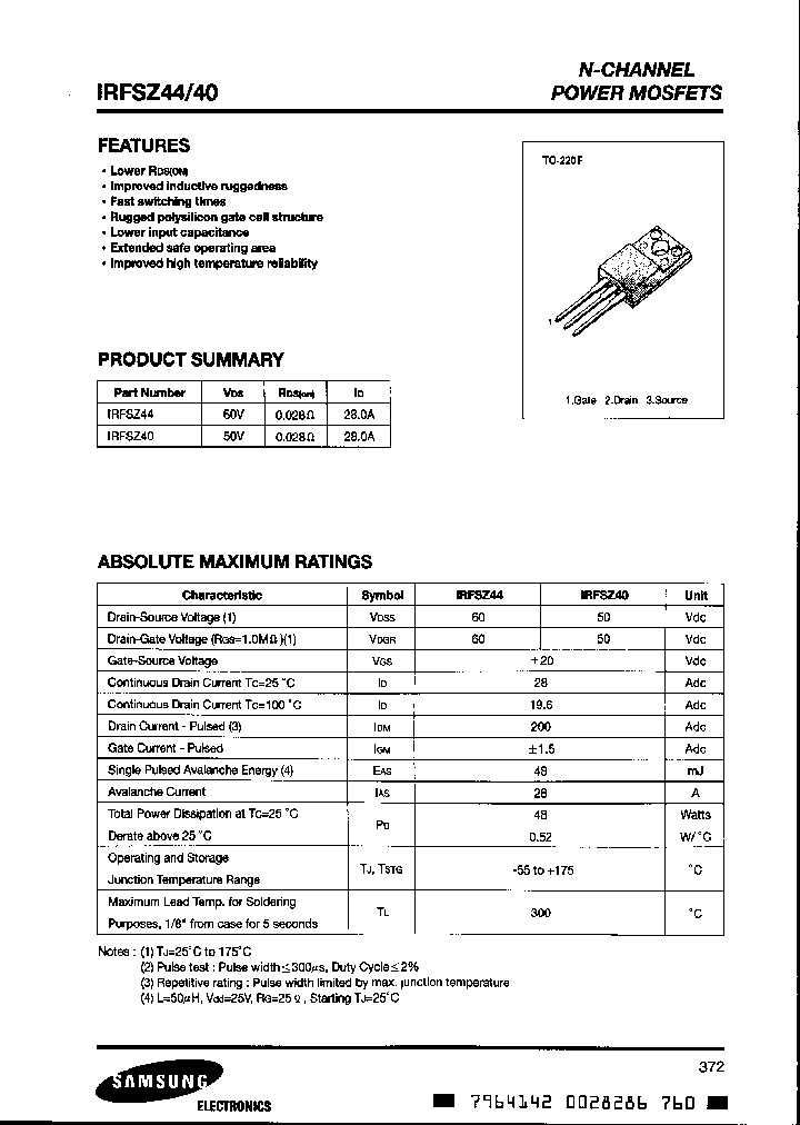 IRFSZ44_2995104.PDF Datasheet