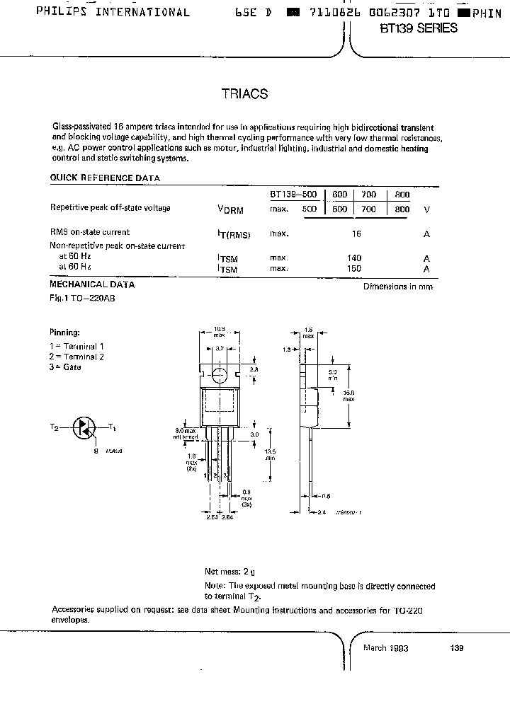 BT139-700_2995506.PDF Datasheet