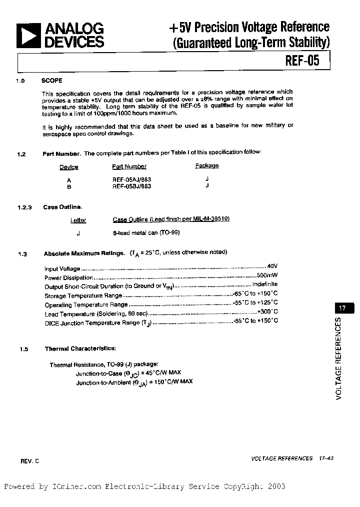 REF05AJ883_3003040.PDF Datasheet