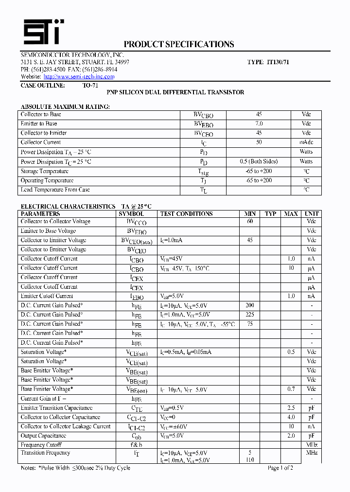 IT13071_3004275.PDF Datasheet