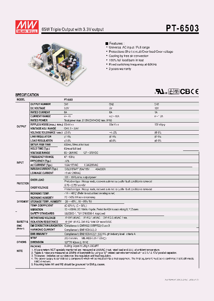PT-6503_3003729.PDF Datasheet