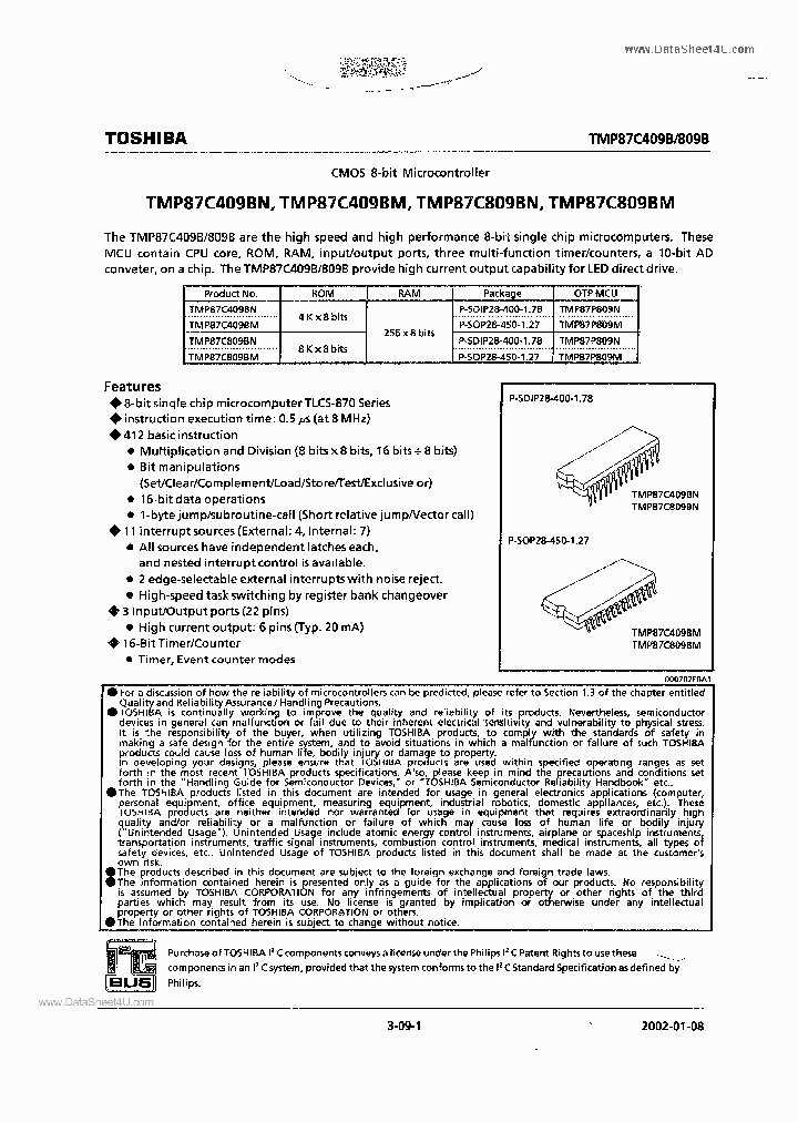 87C809_3009632.PDF Datasheet