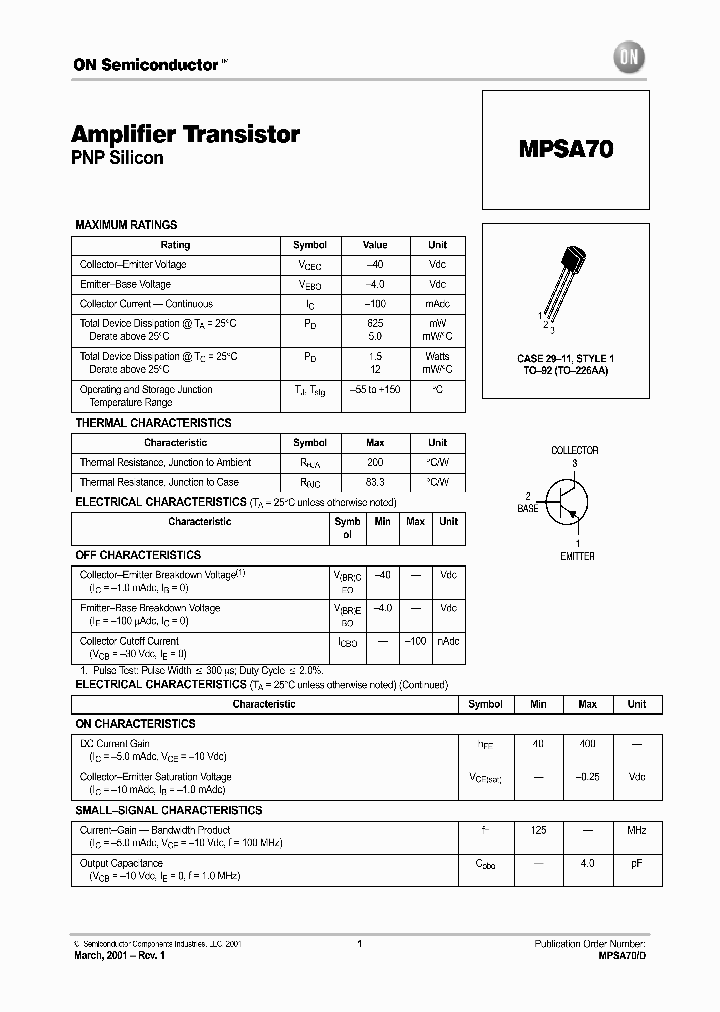 MPSA70-D_3017752.PDF Datasheet