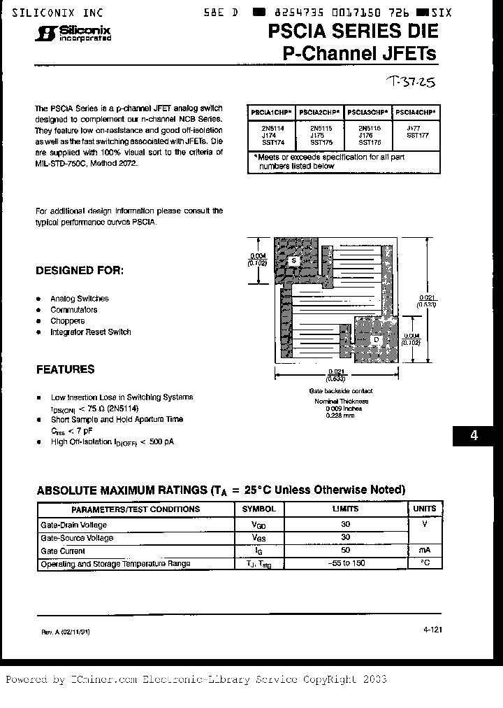 PSCIA3CHP_3019314.PDF Datasheet