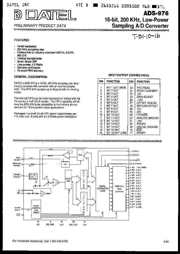ADS976_3021311.PDF Datasheet
