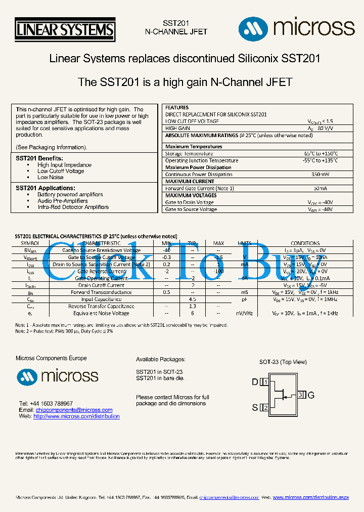 SST201SOT-23_3021686.PDF Datasheet
