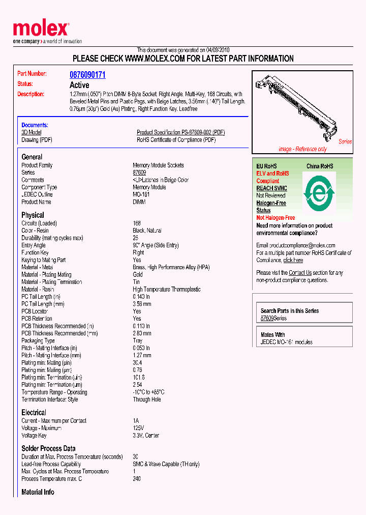 87609-0171_3016997.PDF Datasheet