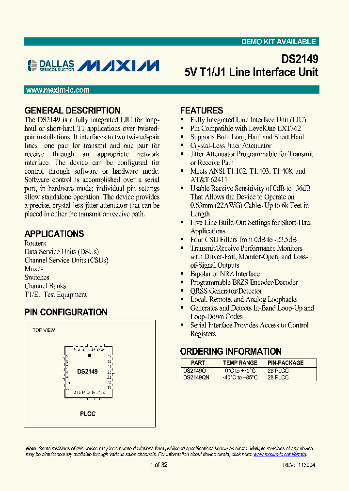 DS2149_3023194.PDF Datasheet