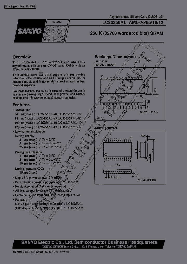 LC36256AML-85_3025834.PDF Datasheet