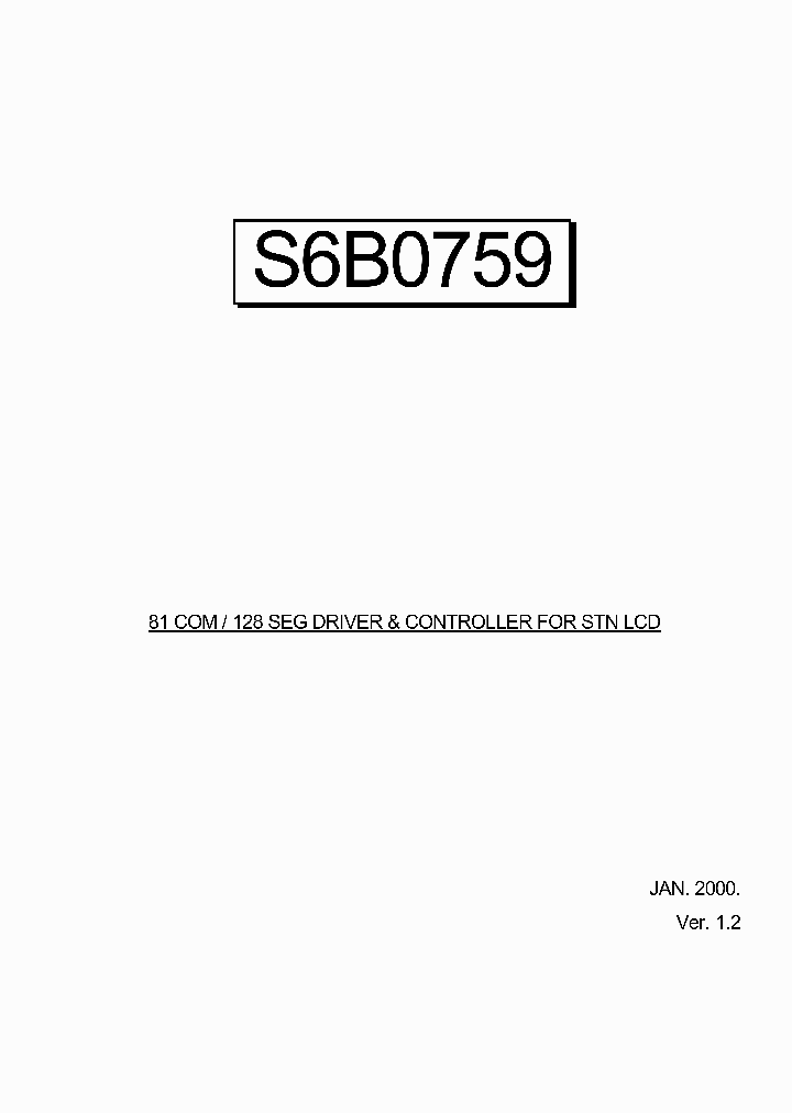 S6B0759_3029524.PDF Datasheet