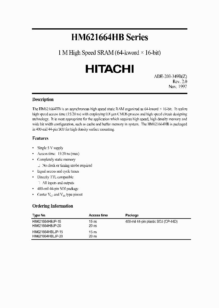 HM621664HB_3029397.PDF Datasheet