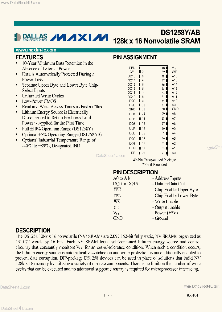 DS1258AB_3020955.PDF Datasheet