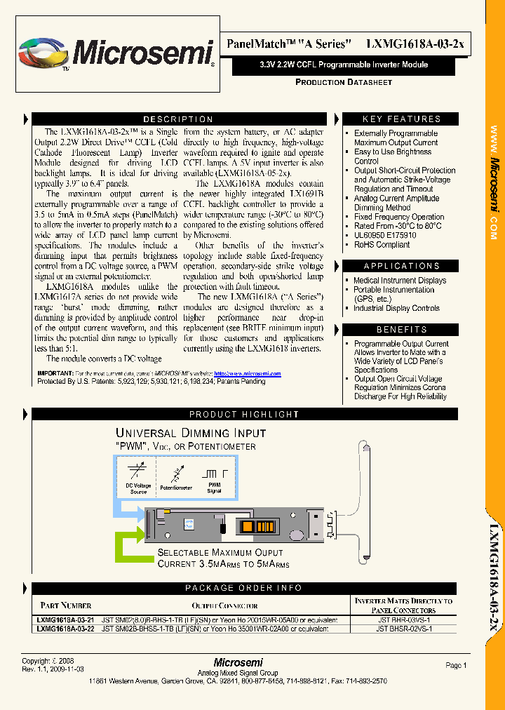 LXMG1618A-03-21_3034720.PDF Datasheet