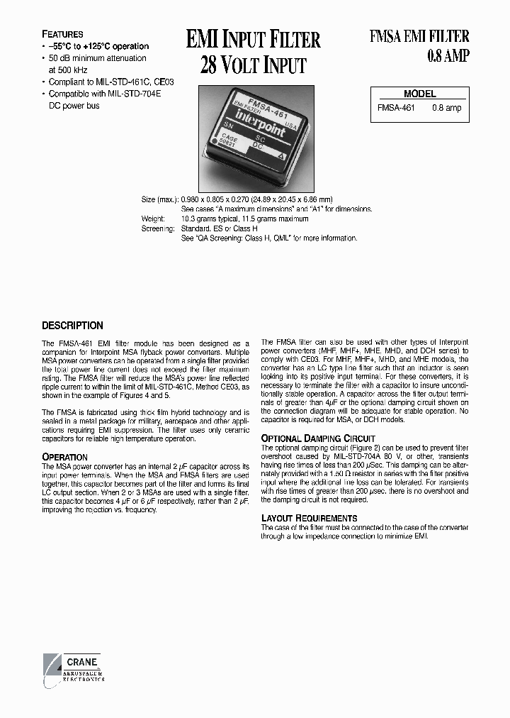 FMSA-461_3038487.PDF Datasheet