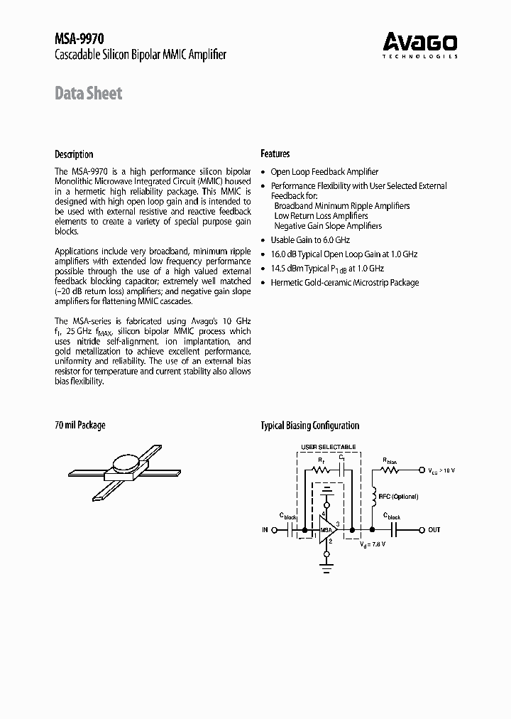 MSA-9970_3041945.PDF Datasheet