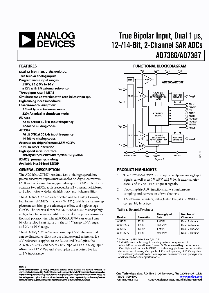 EVAL-AD7366CBZ_3042258.PDF Datasheet