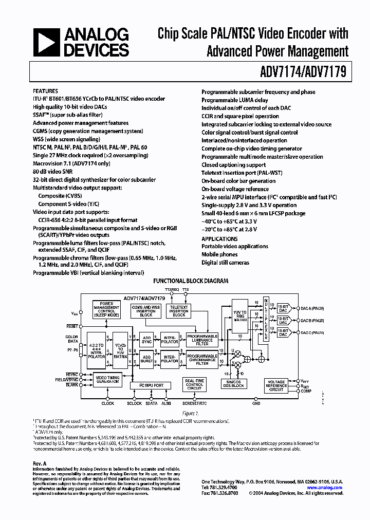 EVAL-ADV7174EBM_3052685.PDF Datasheet