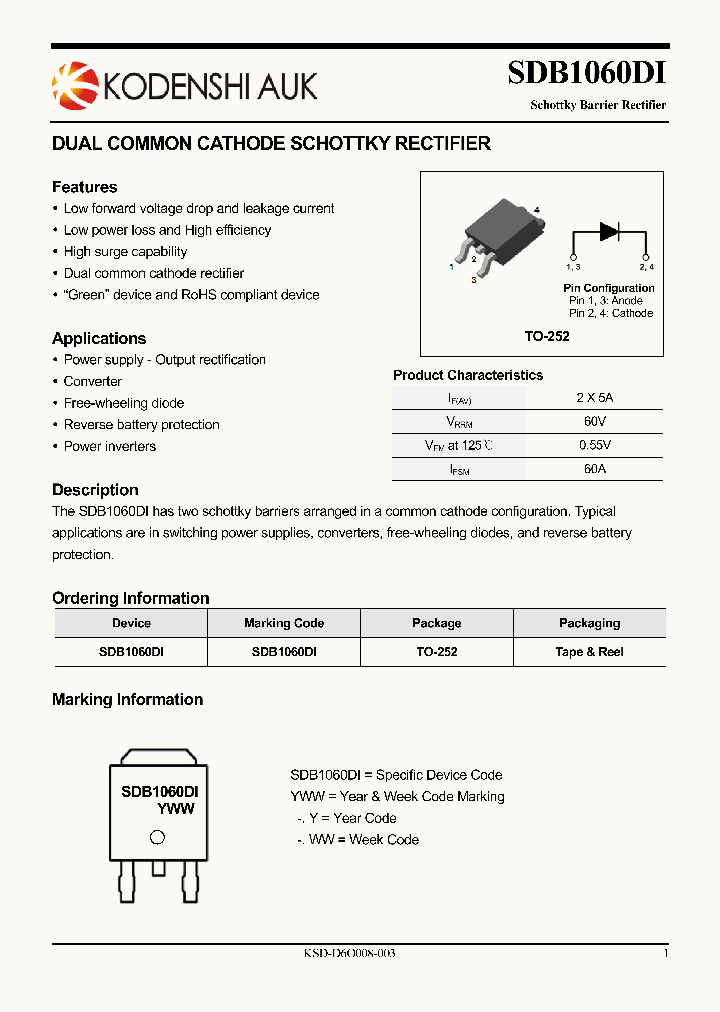 SDB1060DI_3053759.PDF Datasheet