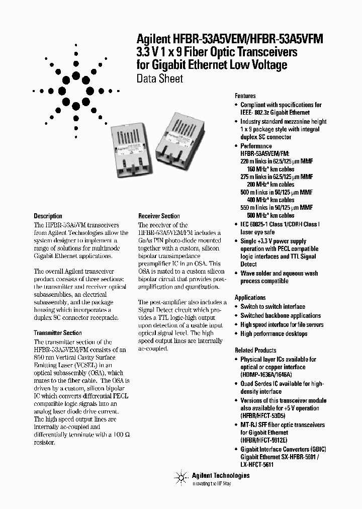 HFBR-53A5VEM_3055268.PDF Datasheet