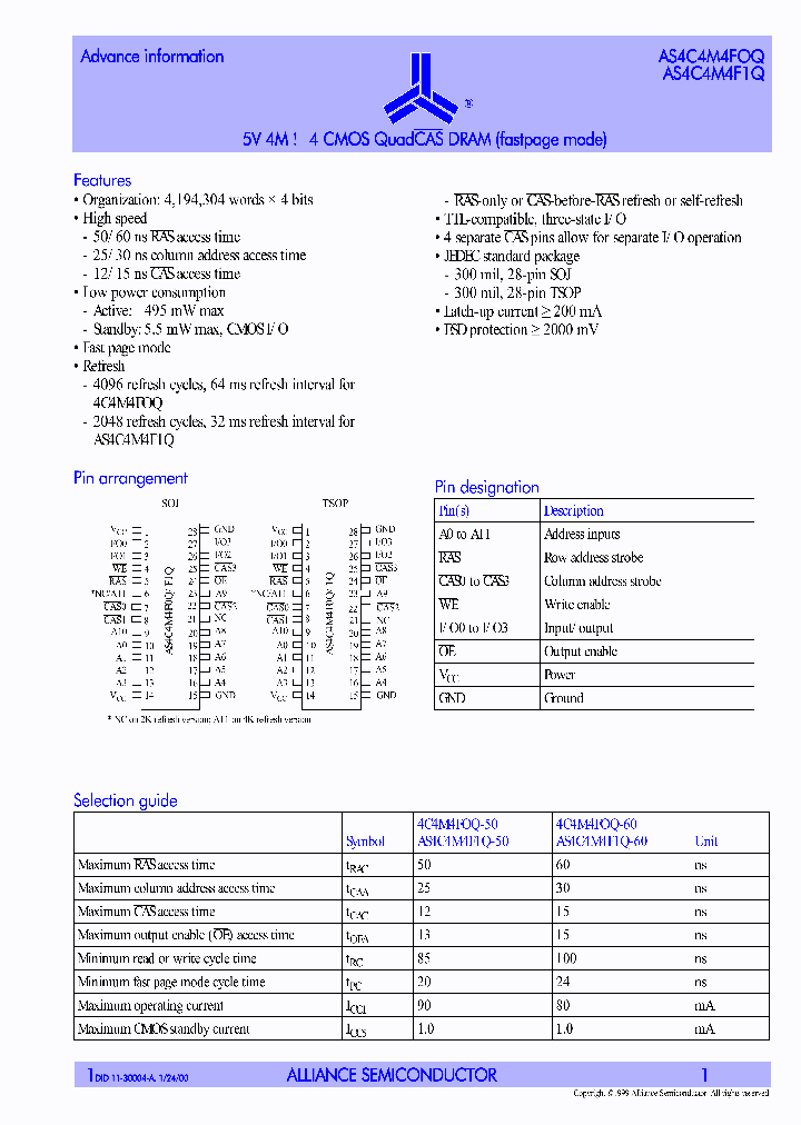 AS4C4M4F1Q_3057587.PDF Datasheet